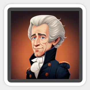 Andrew Jackson Sticker